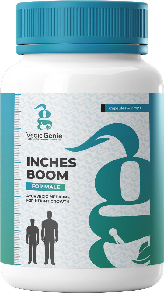 Inches Boom for Male supplement bottle with capsules