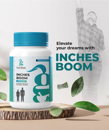 Inches Boom for Male – Elevate your dreams with Vedic height growth supplement