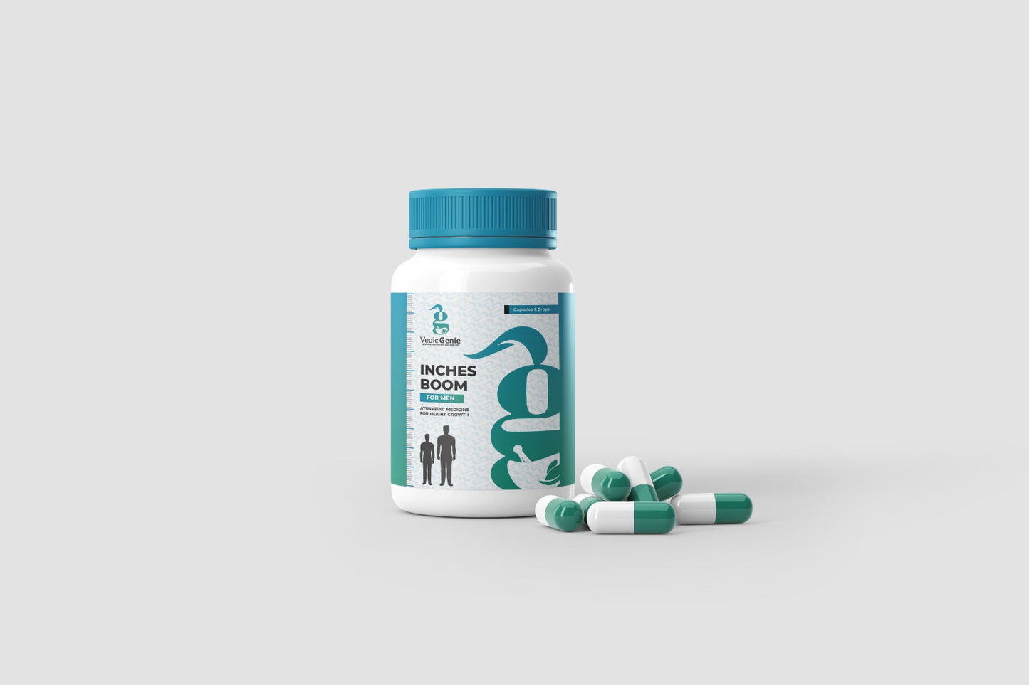 Inches Boom for Male – Vedic medicine for height growth, capsules and drops