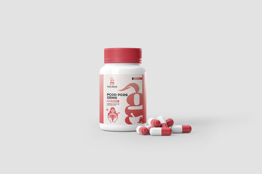 PCOD PCOS Genie for Women – capsules with Vedic Genie branding