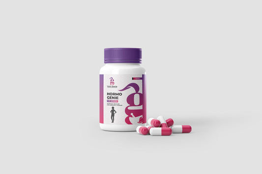 Hormo Genie for Female bottle – Ayurvedic medicine for hormonal changes