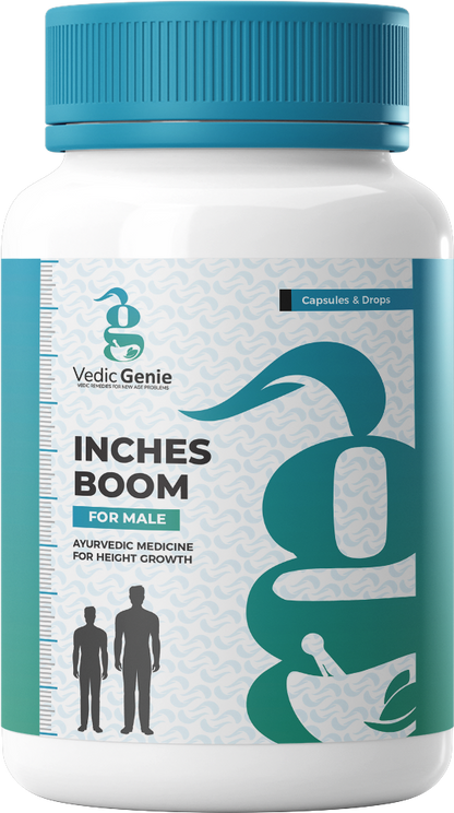 Inches Boom for Male supplement bottle with capsules
